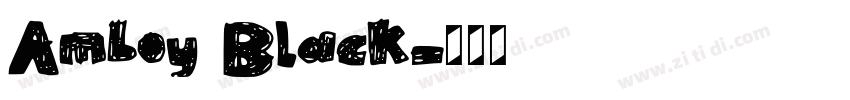Amboy Black字体转换 Amboy Black字体转换